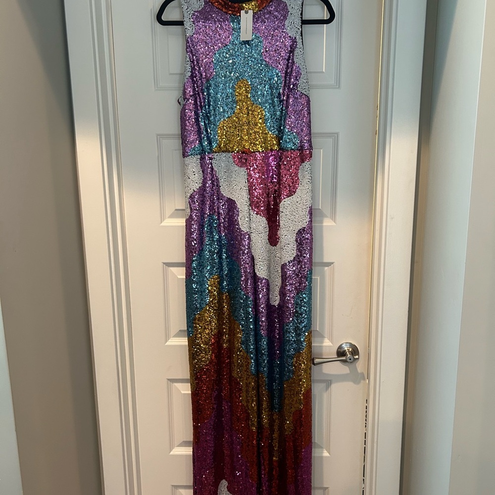 Multicolor Sequin Jumpsuit